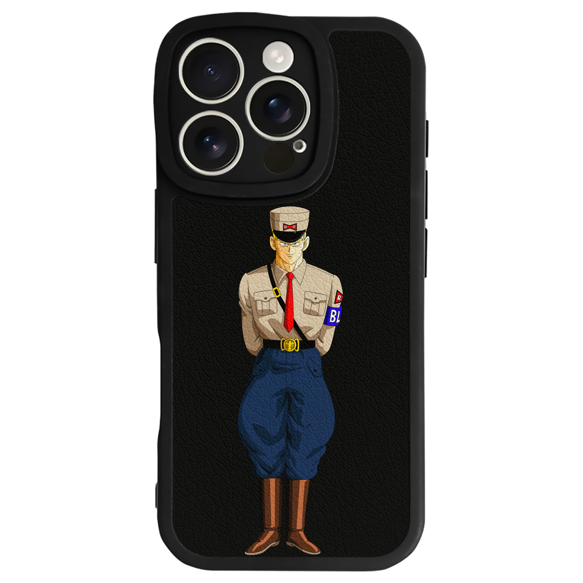 （画像用） ドラゴンボール DRAGON BALL 【iPhone 16シリーズ対応】シリコンスマホケース（レザー調） 材質：シリコン